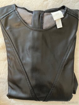 Černe šaty Hm, velikost 36 - 4