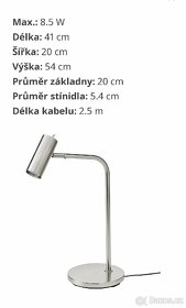 Lampa / lampička Ikea Virrmo vysoká 54 cm - 4