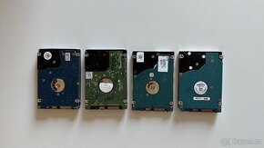 Pevné disky 320 / 500 / 750GB - 2,5" - 4