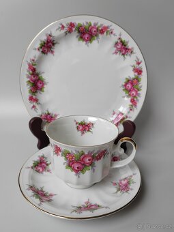Starožitné porcelánové snídaňové trio SELTMANN WEIDEN - 4