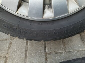 Plechové disky 5x112 r16 zimní pneu 195/60/16C - 4