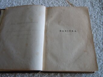 B.Němcová Babička 3.vydání Kober 1869 - 4