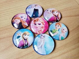 Nové velké magnetky Ledové království Anna a Elsa princezny - 4