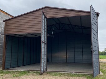 🛠️ AKCIA do 31.10. – Montovaná plechová hala 6×8 m, sklad - 4