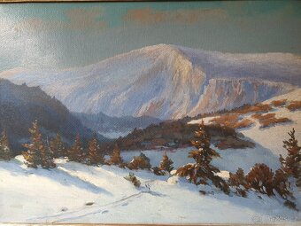 OBRAZ ZIMA - VÁCLAV STEIN - 4