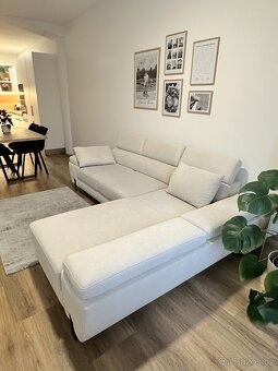 Téměř nový rozkládací gauč s úložným prostorem - 4