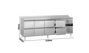 Chladicí stůl 8 šuplíkový 223x70x95cm - 4