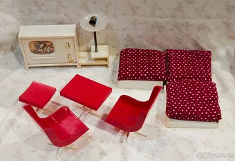 Retro dětské hračky, nábytek. 80 léta - 4