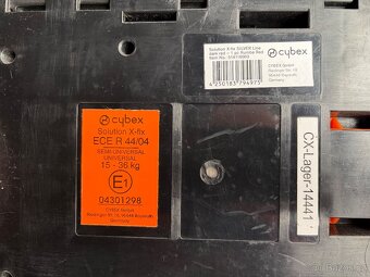 Autosedačka Cybex Solution X-fix do 36 kg - 4