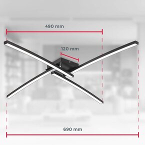 Stropní LED svítidlo 20 W - 4