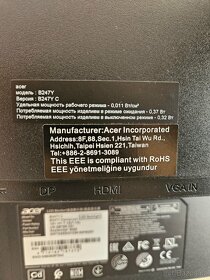 24" Acer B247Y LED monitor - 4