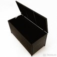 Úložný ratanový box, na polstry, nábytek, truhla, sedačka - 4