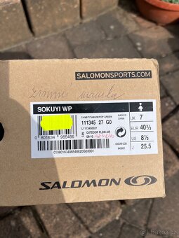 Zimní bílé boty Salomon Sokuyi WP - 4
