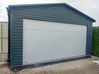 Plechová garáž 5x6m - 4