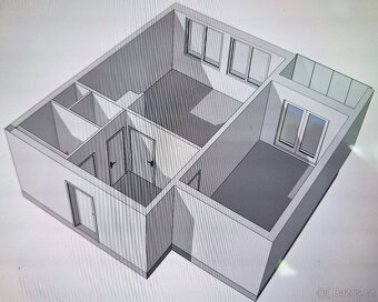 Byt 2+kk 41, 66 m s lodžií 3,46 m, sklep před rekonstrukcí - 4