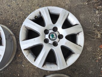 15"alu sada 5x100 origo Škoda Fabia 2 Roomster Polo Ibiza - 4