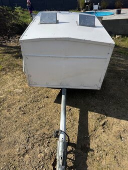 Vozík na přepravu psů - 2 boxy - 4