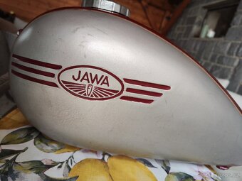 Jawa Pérák 250 nádrž F. Janeček v unikátním původním stavu - 4