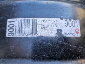 Plechové disky Ford 5X108 7,5J ET55 - 4