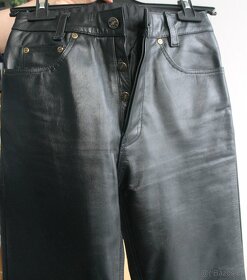 Kožené kalhoty dívčí - 4