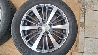 Alu kola Peugeot 16" 4x108 letní pneu 195/55 R16 5mm 208 - 4