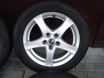 4X ZIMNÍ HLINÍKOVÁ KOLA ŠKODA OCTAVIA III,II 205/55 R16.... - 4