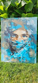 Obraz,40x50 cm akrylové barvy,plátno - 4