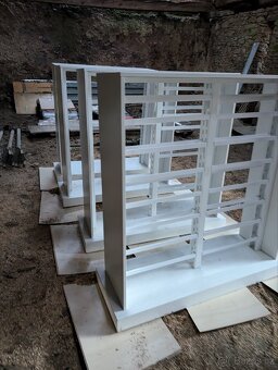 regaly na kolečkách pojízdné posuvné - 4