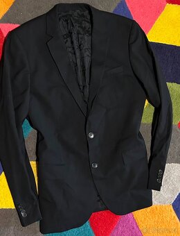 HUGO BOSS  BLACK SLIM PÁNSKÉ SAKO -M TOP - 4