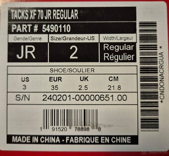 Hokejové brusle vel 35,  CCM Tacks XF70 JR - 4