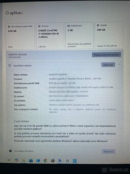 Herní notebook MSI GE70 - 4