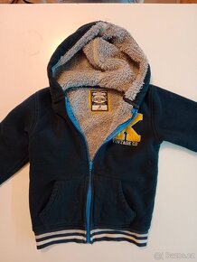 Zimní zateplené mikiny...ZARA velikost 110, C&A 122 - 4