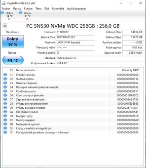 DISK NVME WD SN530 256GB.2230 i 2280 - 4