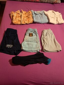 Balík dětského oblečení pro kluka, vel. 116-128,  33 ks - 4