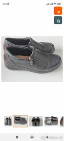 Dámská kožená černá obuv vel.36 zapínání z boku na zip.

 - 4