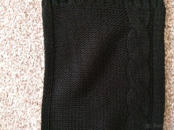 Nová dámská šála Alpine Pro - černá, krémová - akryl - 4