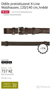 Otěže hnědé Waldhausen - 4