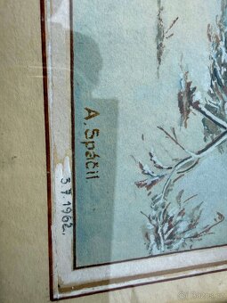 obraz zimní krajina - 4