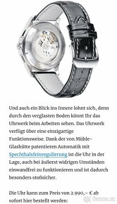 Hodinky Mühle-Glashütte - 4