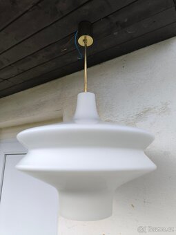 Retro opálový lustr UFO - 70. léta - Karel Volf - 4