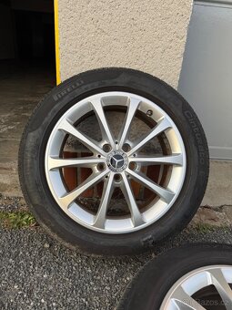 Originál Mercedes R17 alu kola s TPMS + letní pneu – 5x112 - 4