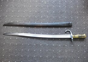 Šavlový bajonet / bodák Chassepot M1866 - 4