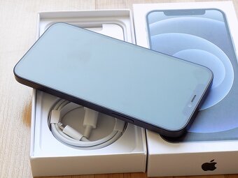 APPLE iPhone 12 128GB Black - ZÁRUKA - TOP STAV - 4