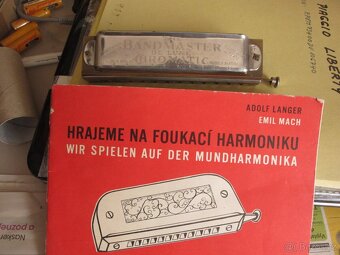 Prodám foukací harmoniku Bandmaster de luxe chromatic. - 4