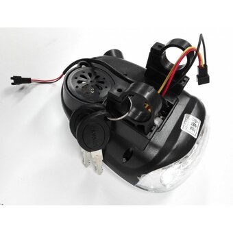 Přední světlo elektrokoloběžky se spínačem - 4