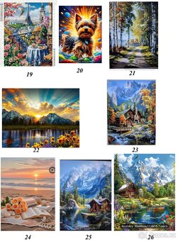 DIY Diamond painting Diamantové malování 30x40 - 4