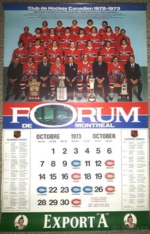 Historické nástěnné kalendáře hokejové NHL Kanada - 4