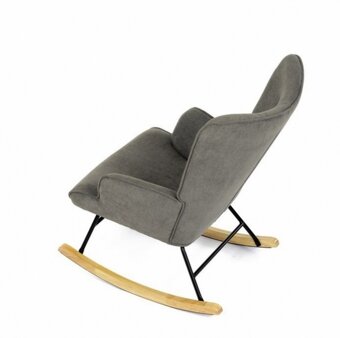 Zelené, hnědé a růžové houpací křeslo 371 - 4