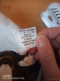 prodám použité brankářské brusle značky Botas - 4