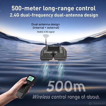 Katamarán , zavážecí loďka s GPS novinka - 4